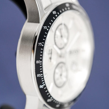 Hugo Boss Men's Watch Chronograph Rafale Silver HB1513511