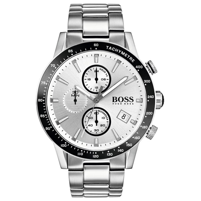 Hugo Boss Men's Watch Chronograph Rafale Silver HB1513511