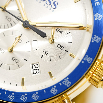 Hugo Boss Men's Watch Chronograph Trophy Gold HB1513631
