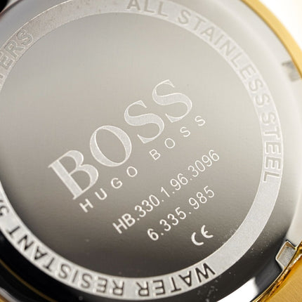 Hugo Boss Men's Watch Chronograph Trophy Gold HB1513631