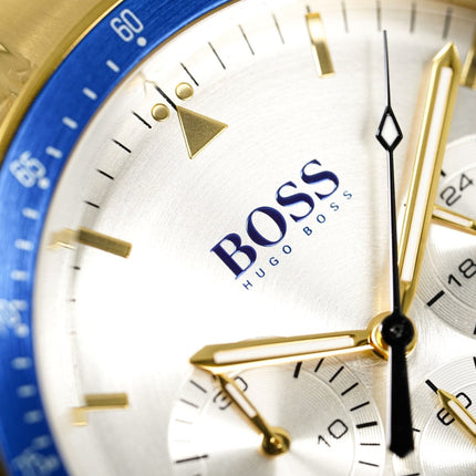 Hugo Boss Men's Watch Chronograph Trophy Gold HB1513631