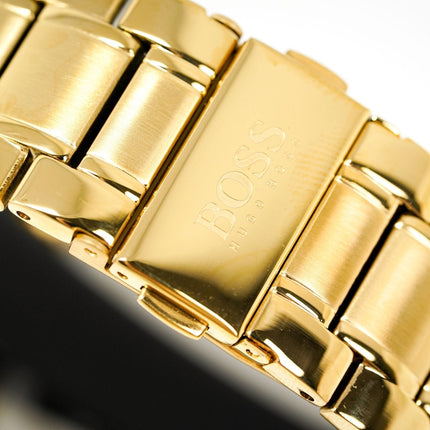 Hugo Boss Men's Watch Chronograph Trophy Gold HB1513631