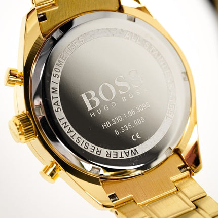 Hugo Boss Men's Watch Chronograph Trophy Gold HB1513631