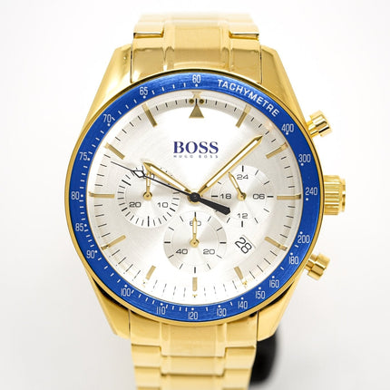 Hugo Boss Men's Watch Chronograph Trophy Gold HB1513631