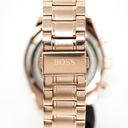 Hugo Boss Men's Watch Chronograph Trophy Rose Gold HB1513632