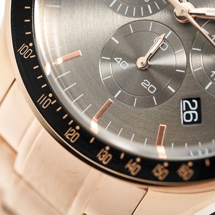 Hugo Boss Men's Watch Chronograph Trophy Rose Gold HB1513632