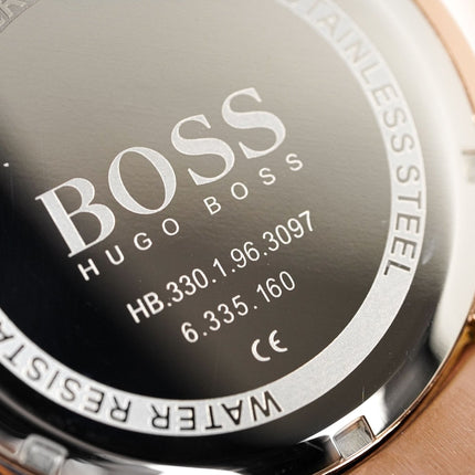 Hugo Boss Men's Watch Chronograph Trophy Rose Gold HB1513632