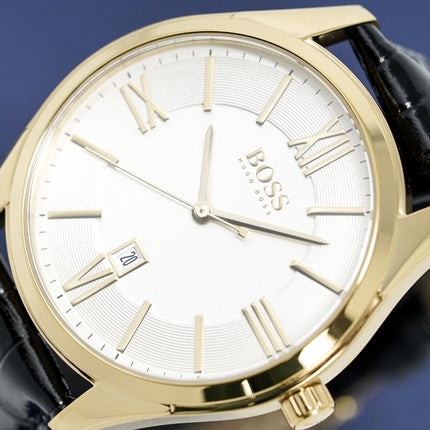 Hugo Boss Watch Classic Gold Plate White HB1513020