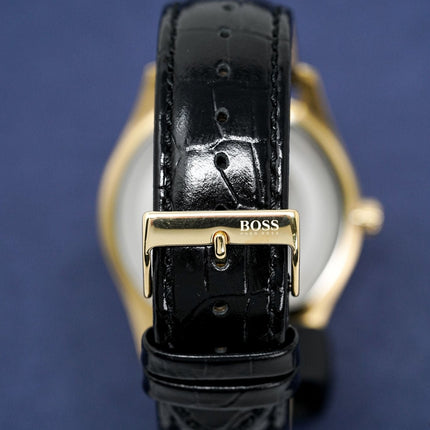 Hugo Boss Watch Classic Gold Plate White HB1513020