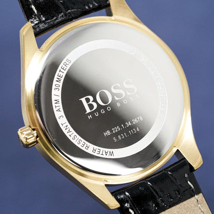 Hugo Boss Watch Classic Gold Plate White HB1513020