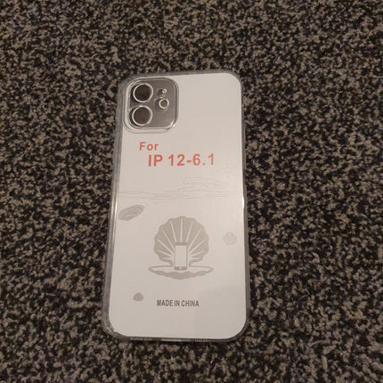 Soft TPU Clear Case with Dust Plug - For iPhone 12