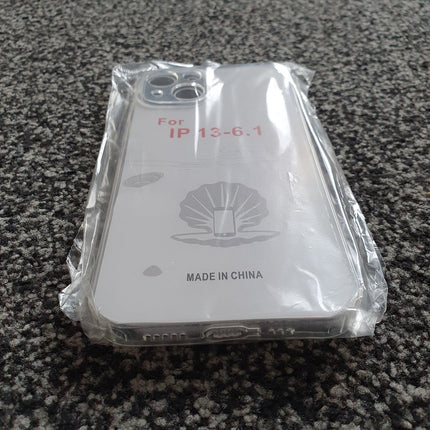 Soft TPU Clear Case with Dust Plug - For iPhone 13