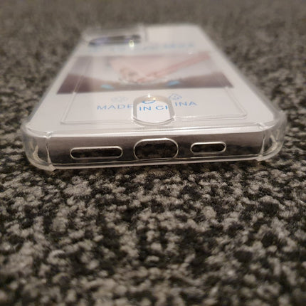 Soft TPU Clear Case With Card Slot - For iPhone 13 Pro Max