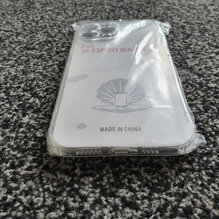 Soft TPU Clear Case with Dust Plug - For iPhone 13 Pro Max