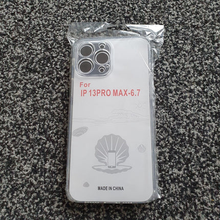 Soft TPU Clear Case with Dust Plug - For iPhone 13 Pro Max