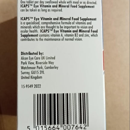 ICaps Extra Lutein Tablets 30s – 2 Pack | Supports Normal Vision Maintenance