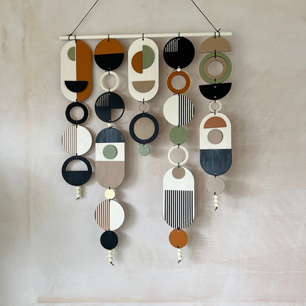 Original Wall Art - Geometric Artwork - Minimal Home Decor - Mid-Century Decor- Large Centre Piece Art - Big Wall Tapestry - Wall Sculpture