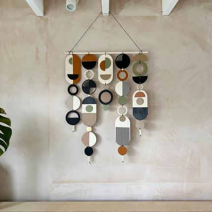 Original Wall Art - Geometric Artwork - Minimal Home Decor - Mid-Century Decor- Large Centre Piece Art - Big Wall Tapestry - Wall Sculpture