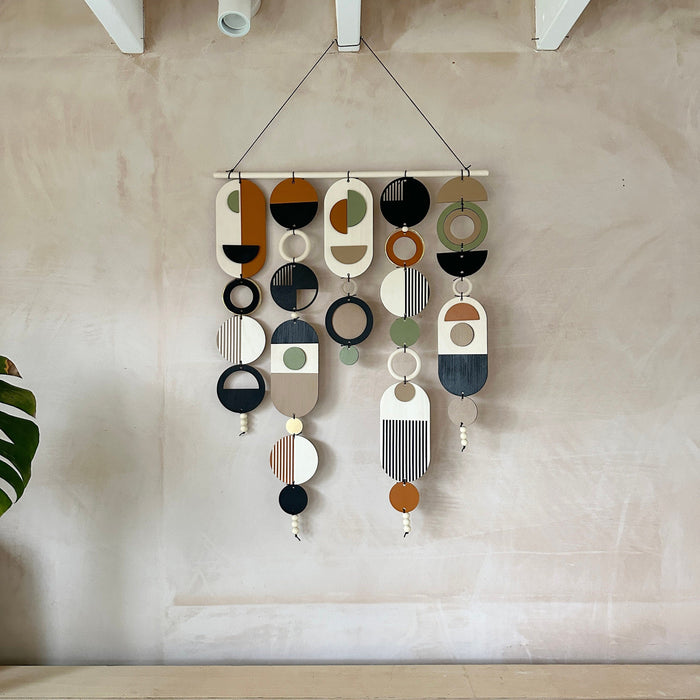 Original Wall Art - Geometric Artwork - Minimal Home Decor - Mid-Century Decor- Large Centre Piece Art - Big Wall Tapestry - Wall Sculpture