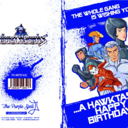 Silverhawk  | Greeting Card | Birthday Card | Hawktastic | Retro