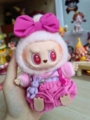 17cm Labubu Doll Clothes 3 Pieces - Outfit Plush doll clothes Macaron Cute Clothing DIY Kid Gift  - Labubu Costume - Labubu Doll Clothes!