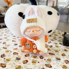 Labubu Clothes &amp; Accessories – Handmade Labubu Outfit, Scrubs Set, Décor Outfit, Gift Set for Popmart Labubu Doll Accessories