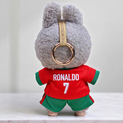Football Labuubu Outfit Handmade Doll Clothes &amp; Accessories | 17cm Popmart Labubu Player Kit