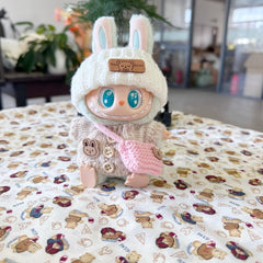 Labubu Clothes &amp; Accessories – Handmade Labubu Outfit, Scrubs Set, Décor Outfit, Gift Set for Popmart Labubu Doll Accessories