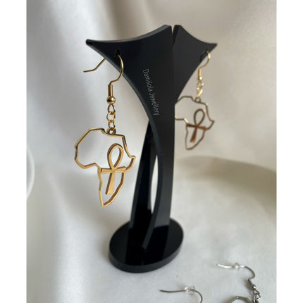 ‘Ankh a Africa’ Earrings - 3/7cm