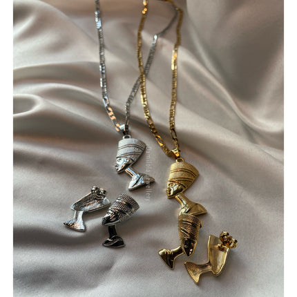 'Queen Nefertiti' - Gold/Silver