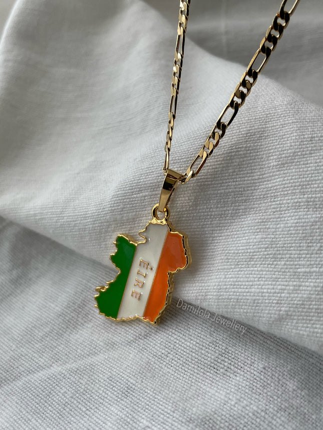 Ireland Flag 🇮🇪 - Gold/Silver