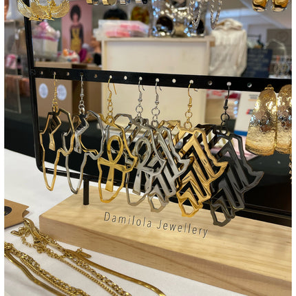 ‘Ankh a Africa’ Earrings - 3/7cm