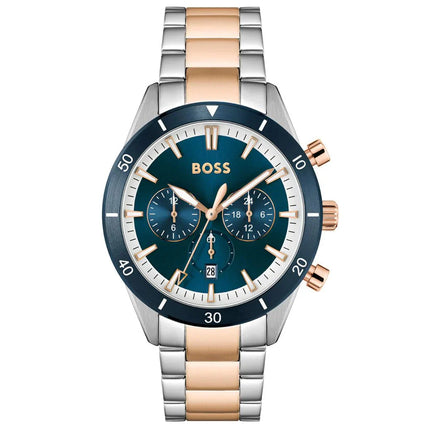 Hugo Boss Men's 1513937 Santiago Chronograph Two-Tone Watch