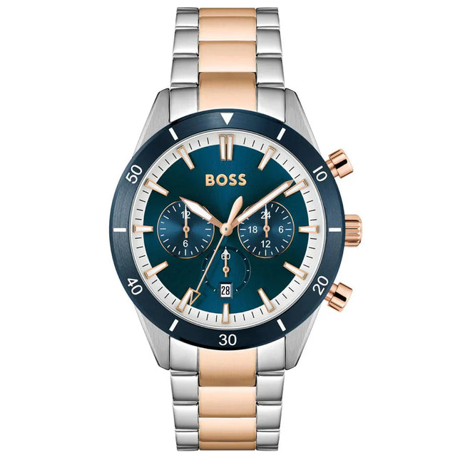 Hugo Boss Men's 1513937 Santiago Chronograph Two-Tone Watch
