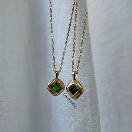 Oshun Black ‘Onyx’ Pendant Necklace