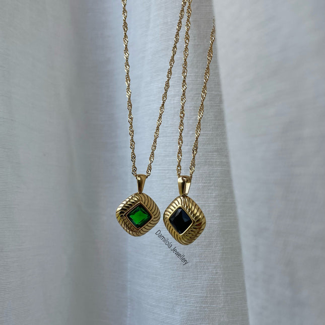 Oshun Black ‘Onyx’ Pendant Necklace