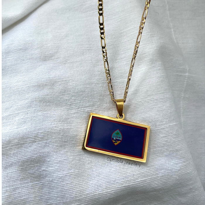 Guam Flag Necklace 🇬🇺
