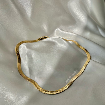 Gold/Silver Snake Herringbone Chain - Single