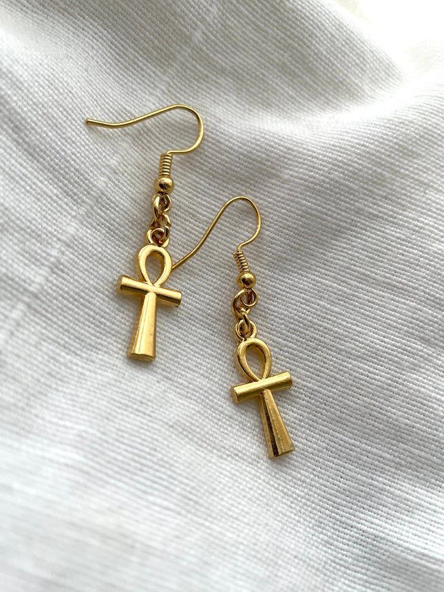 Ankh Earrings