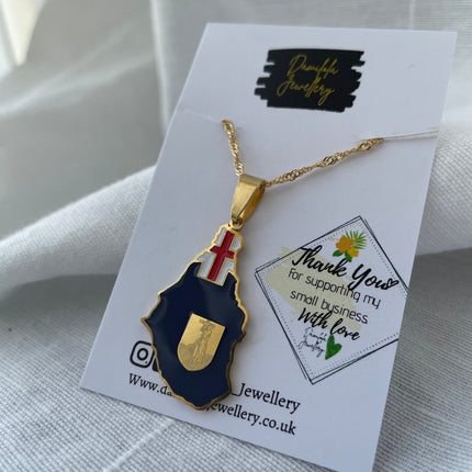 Montserrat Flag Necklace 🇲🇸
