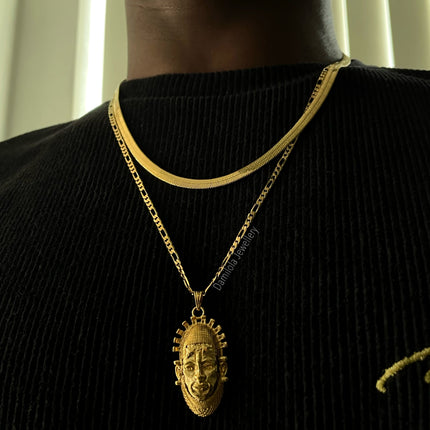 The Benin Mask - Gold/Silver/Black