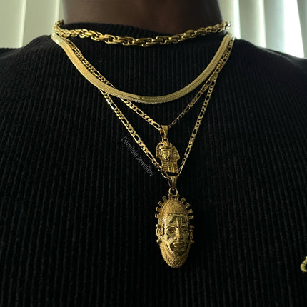 The Benin Mask - Gold/Silver/Black