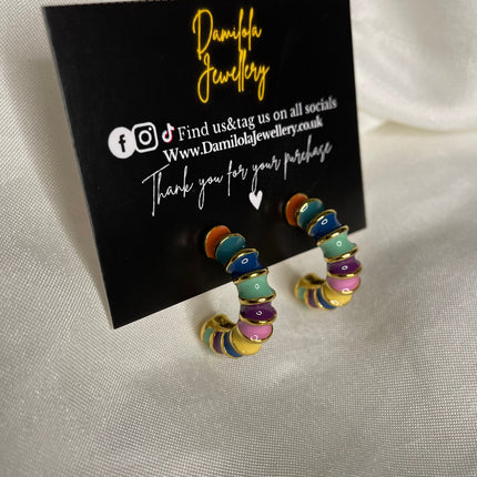 Small Spectrum ‘Solange’ Hoops