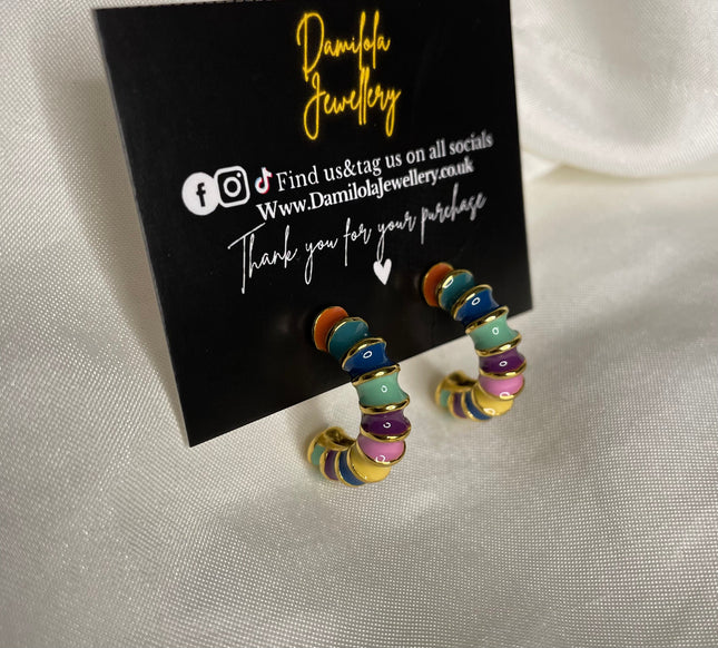 Small Spectrum ‘Solange’ Hoops