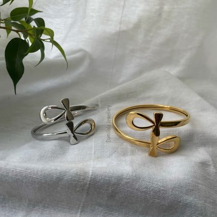 Ankh Bangle - Gold/Silver
