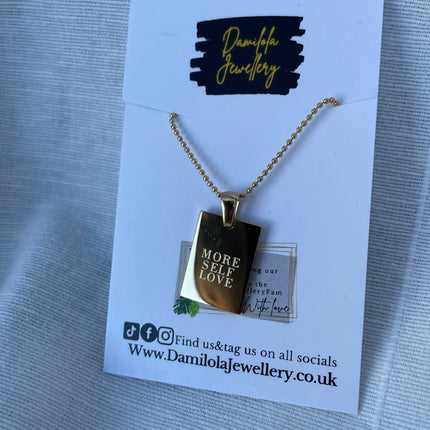 ‘More Self Love’ Necklace