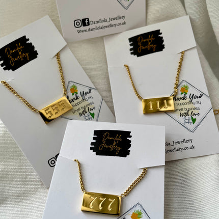 Angel Numbers Necklace
