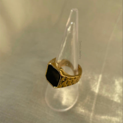 ‘Jelani’ Ring - Black/White