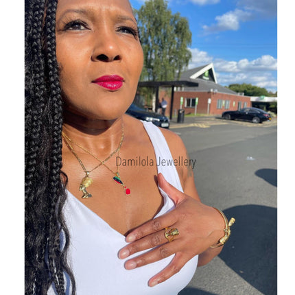 'Queen Nefertiti' - Gold/Silver