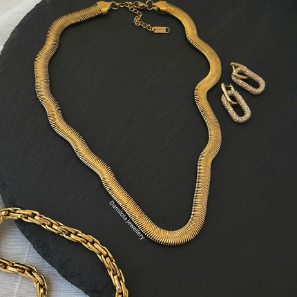 Luxe Thick Flat Snake Chain